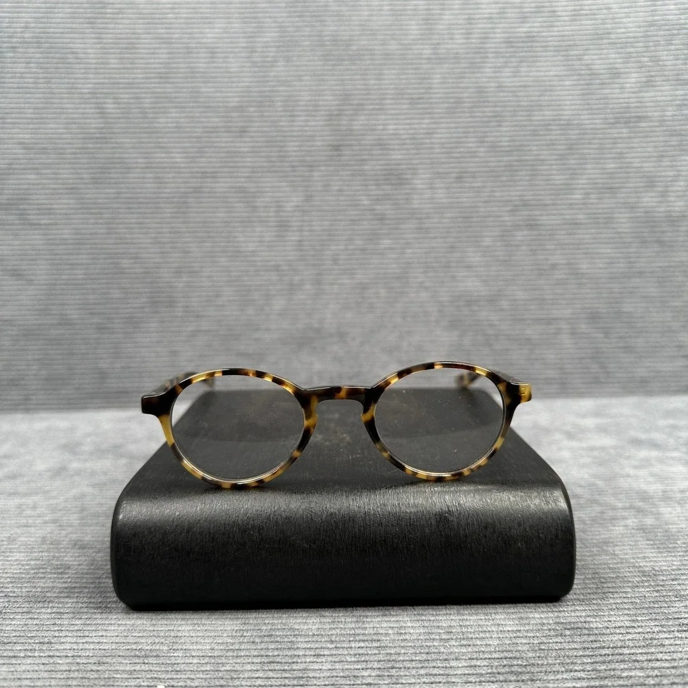 Eyebobs Tortoise Shell Round Reading Glasses Y2k with Case Brown Black Eyewear
